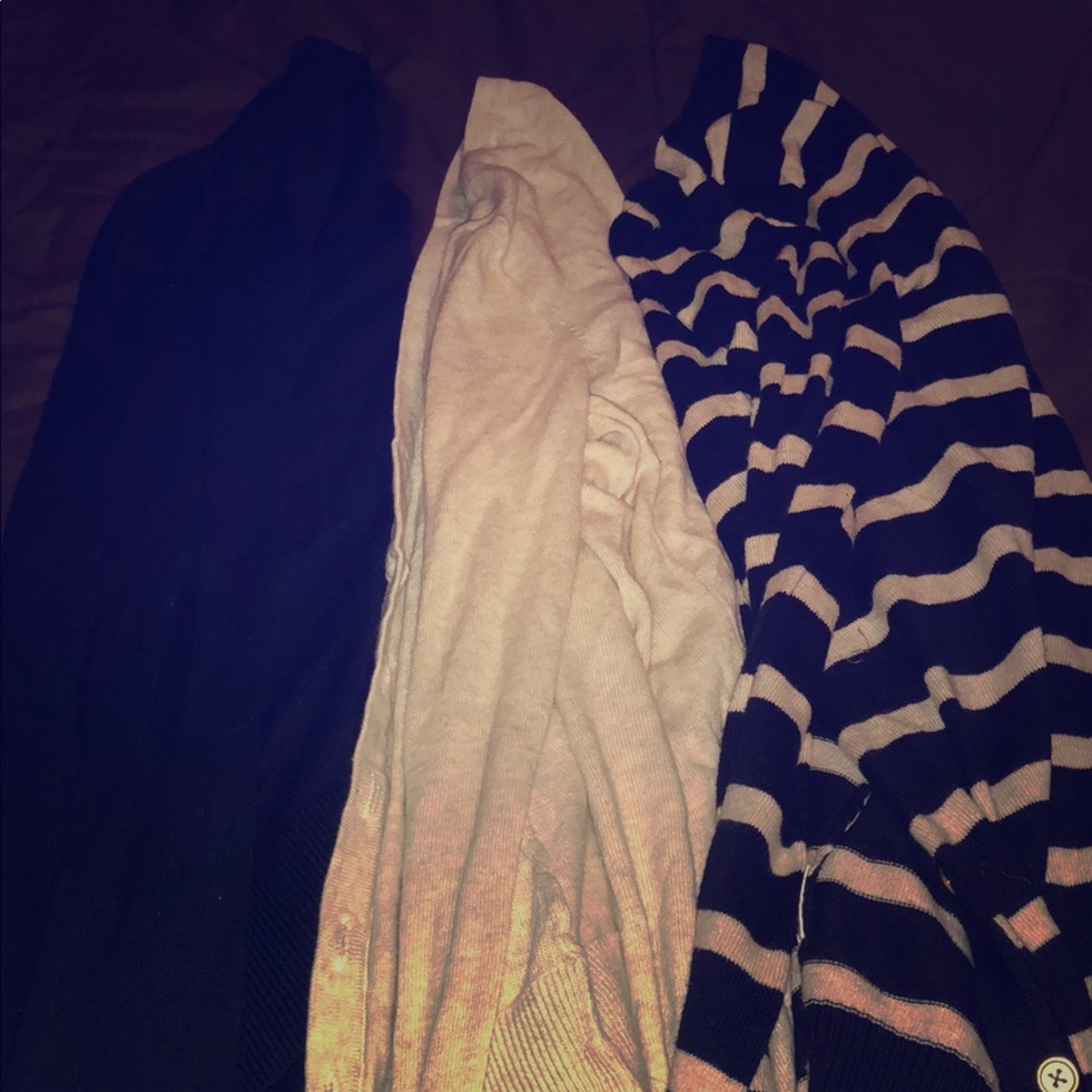 bundle of 3 cardigans.
